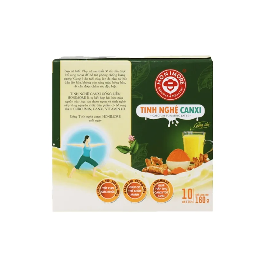 Tinh nghệ Canxi Honimore 160g 4