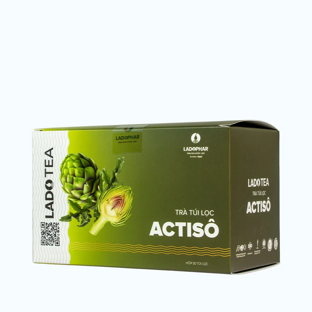 Trà Túi Lọc Actiso Ladophar Ladotea (Gói 100 túi x 2g) 5