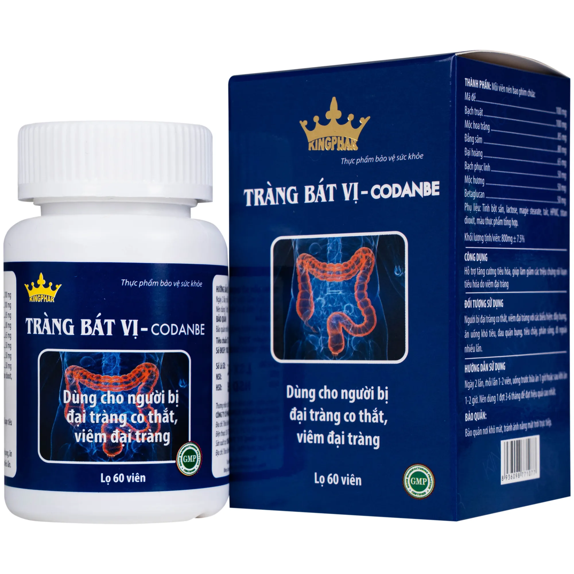 TRÀNG BÁT VỊ CODANBE KINGPHAR 60V