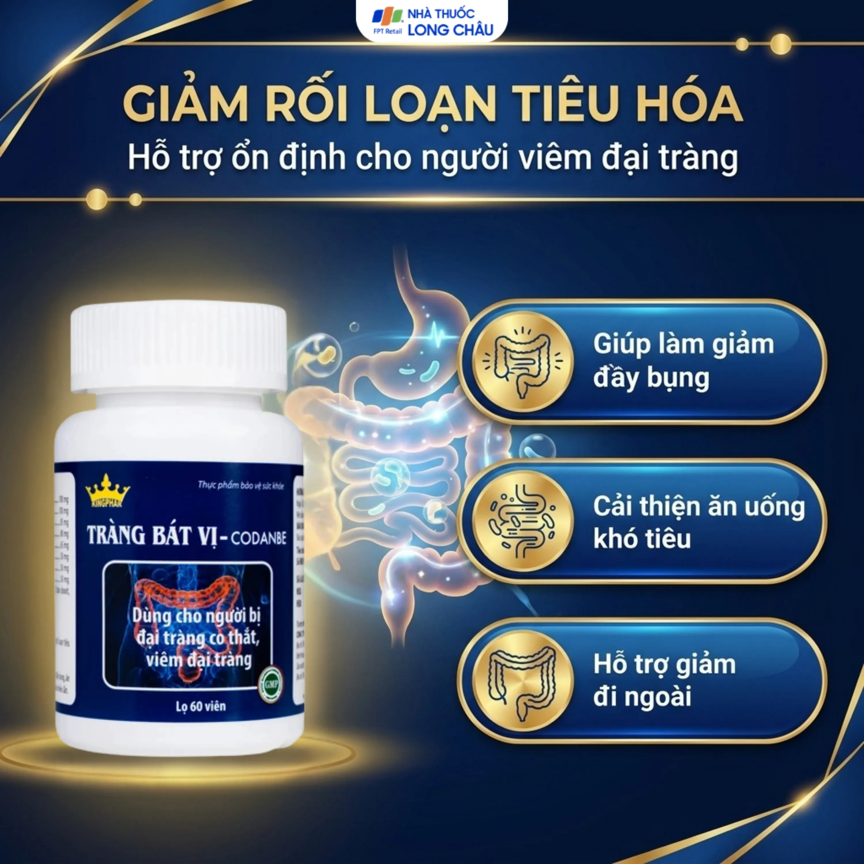 TRÀNG BÁT VỊ CODANBE KINGPHAR 60V 2