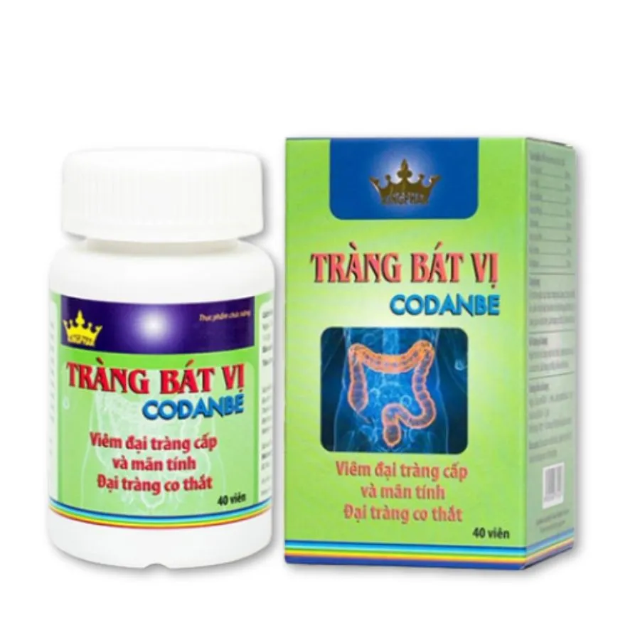 Tràng Bát Vị Kingphar hỗ trợ viêm đại tràng, rối loạn tiêu hoá (Hộp 40 viên)