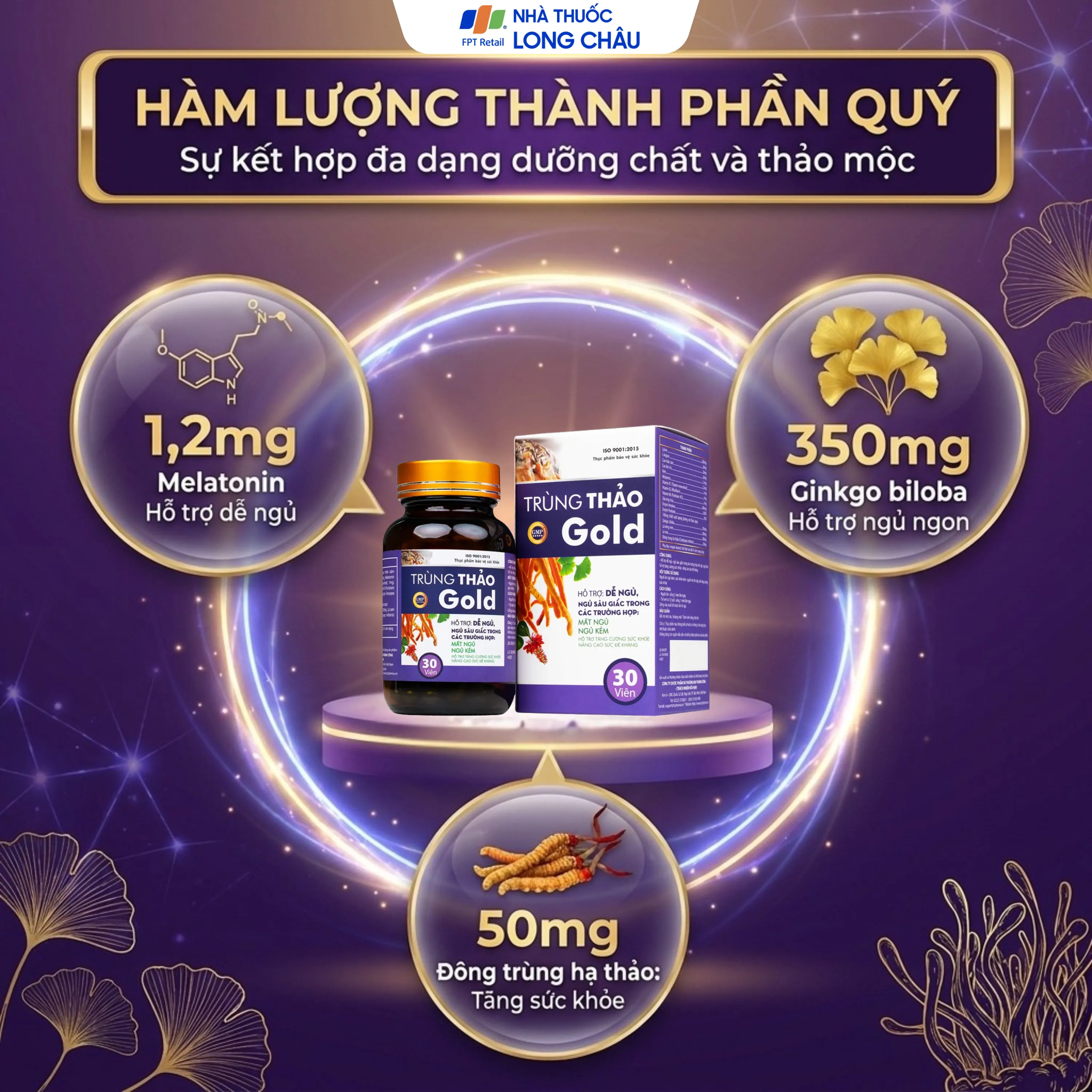 TRÙNG THẢO GOLD 30V 2