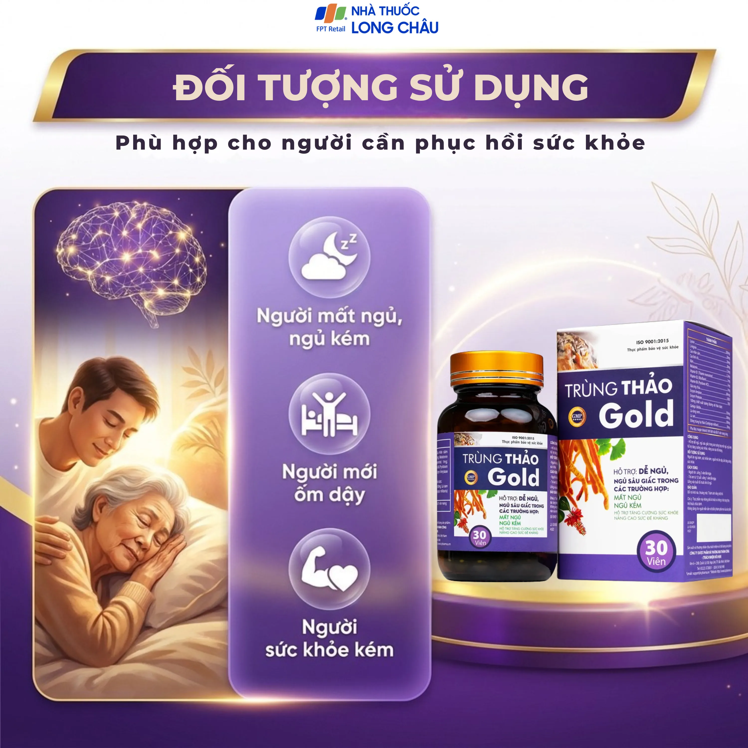 TRÙNG THẢO GOLD 30V 3