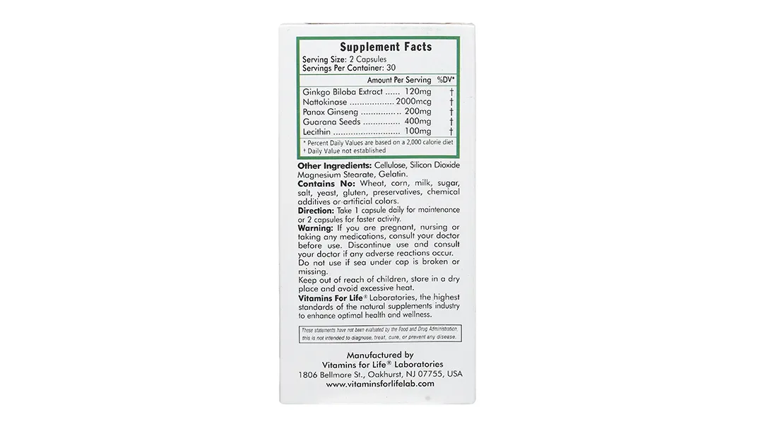 Ultra Memore Plus bổ não, cải thiện trí nhớ lọ 60 viên 3
