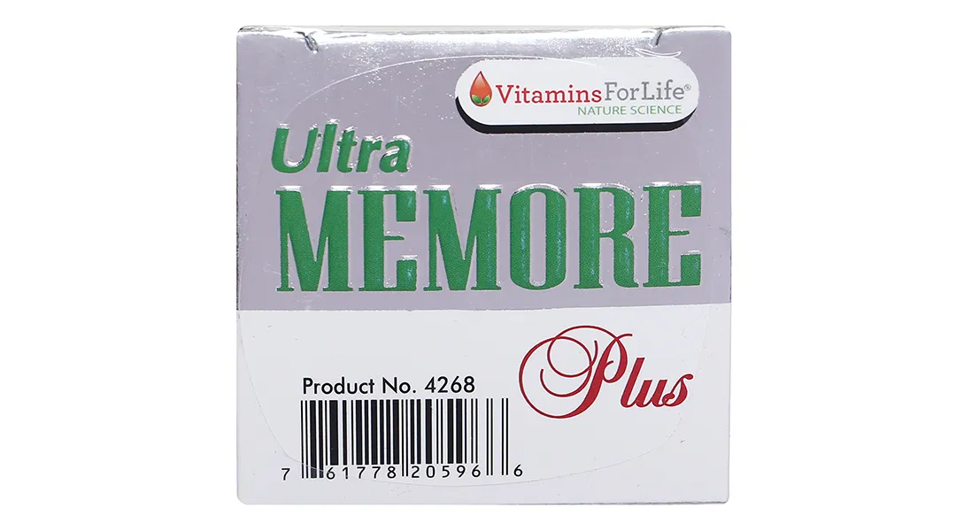 Ultra Memore Plus bổ não, cải thiện trí nhớ lọ 60 viên 5