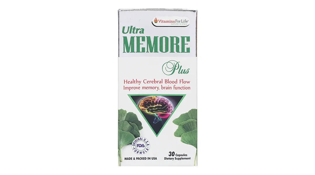 Ultra Memore Plus bổ não, cải thiện trí nhớ lọ 60 viên 11
