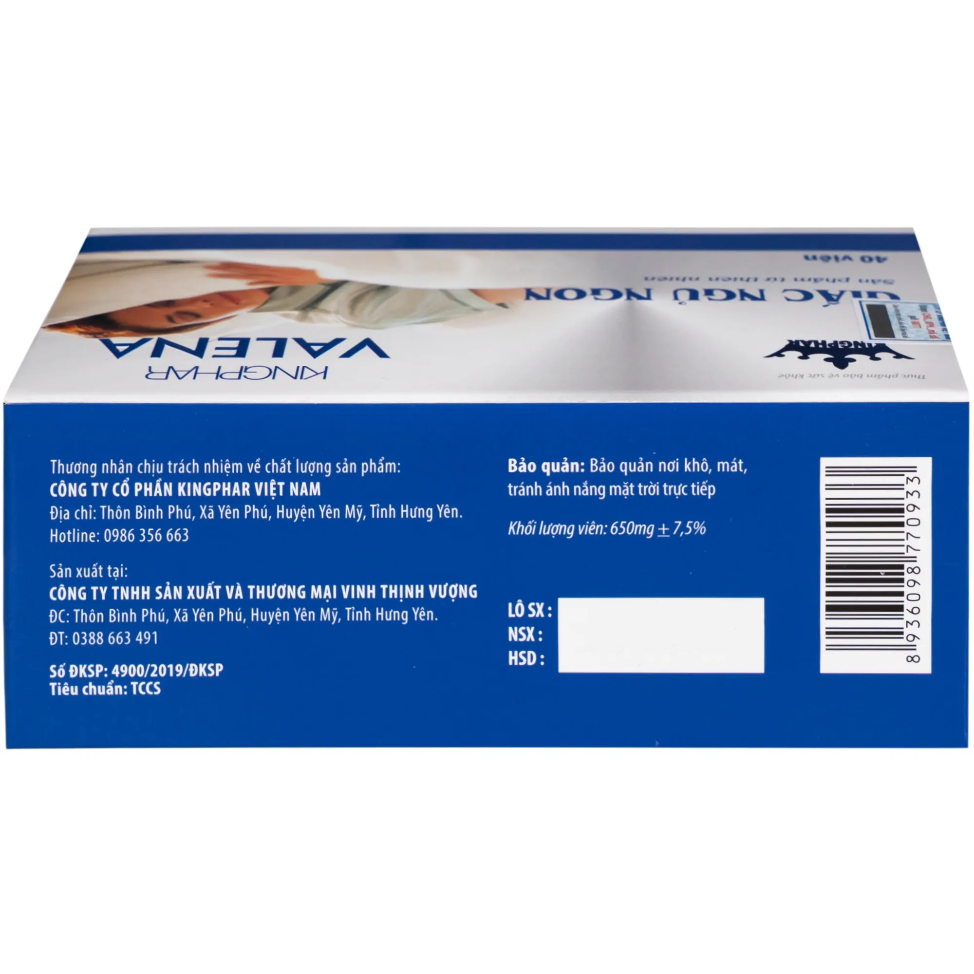 VALENA KINGPHAR 4X10 6