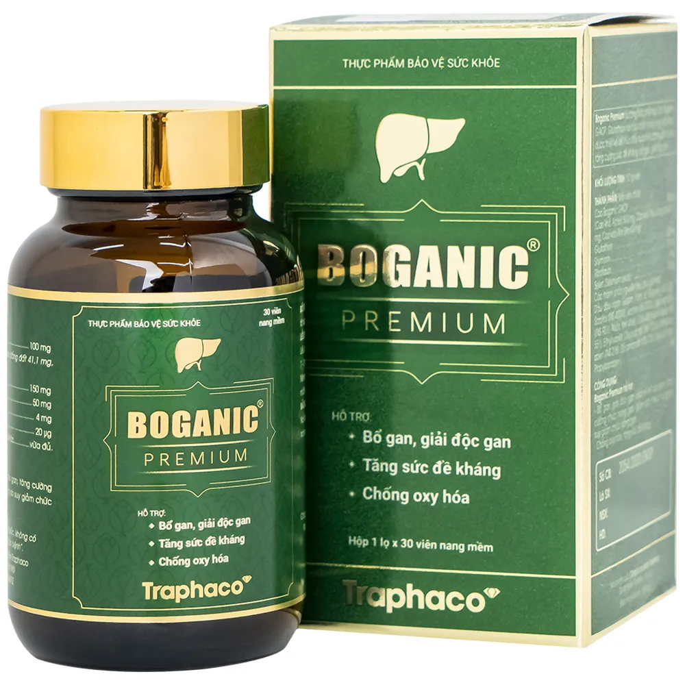 VIÊN BỔ GAN BOGANIC PREMIUM TRAPHACO 30V
