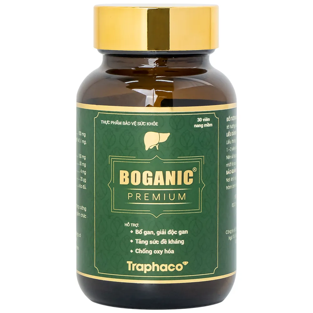 VIÊN BỔ GAN BOGANIC PREMIUM TRAPHACO 30V 7