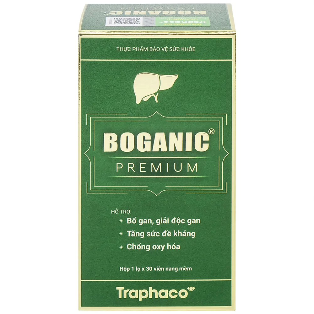 VIÊN BỔ GAN BOGANIC PREMIUM TRAPHACO 30V 9