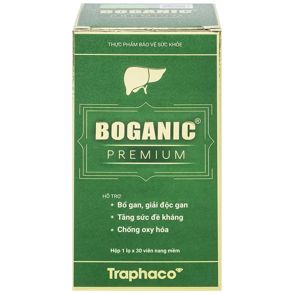 VIÊN BỔ GAN BOGANIC PREMIUM TRAPHACO 30V 10