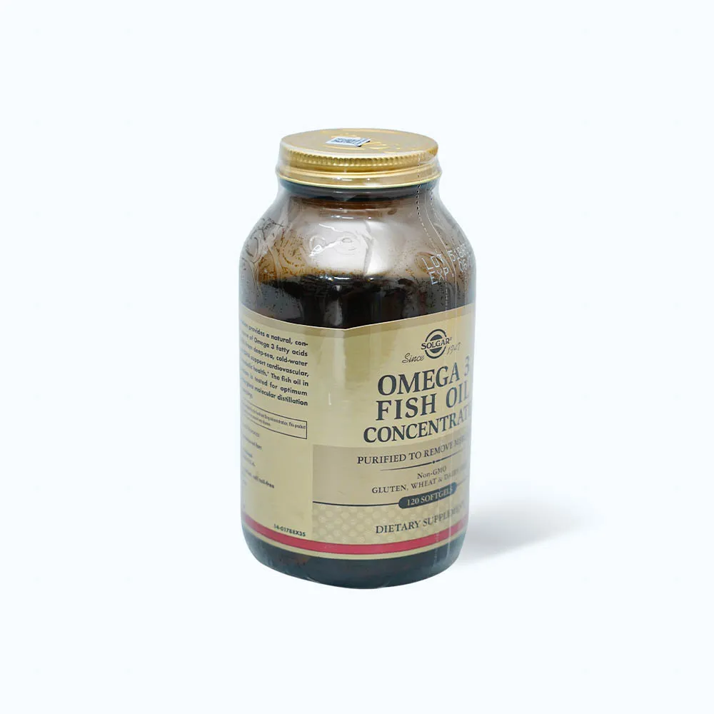 Viên dầu cá Solgar Omega-3 Fish Oil (Chai 120 Viên) hỗ trợ giảm mỡ máu 4