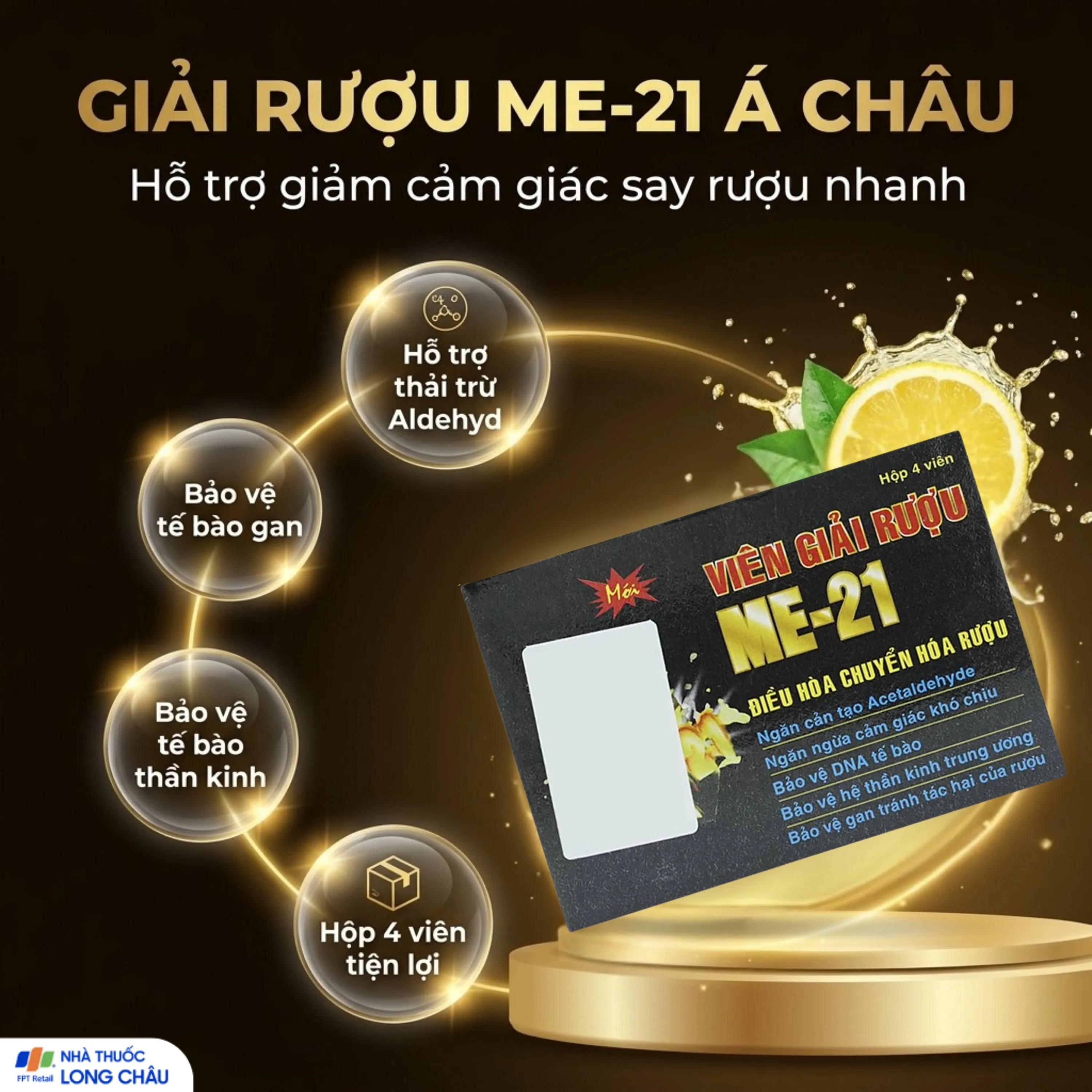 VIÊN GIẢI RƯỢU ME-21 Á CHÂU 1X4 2