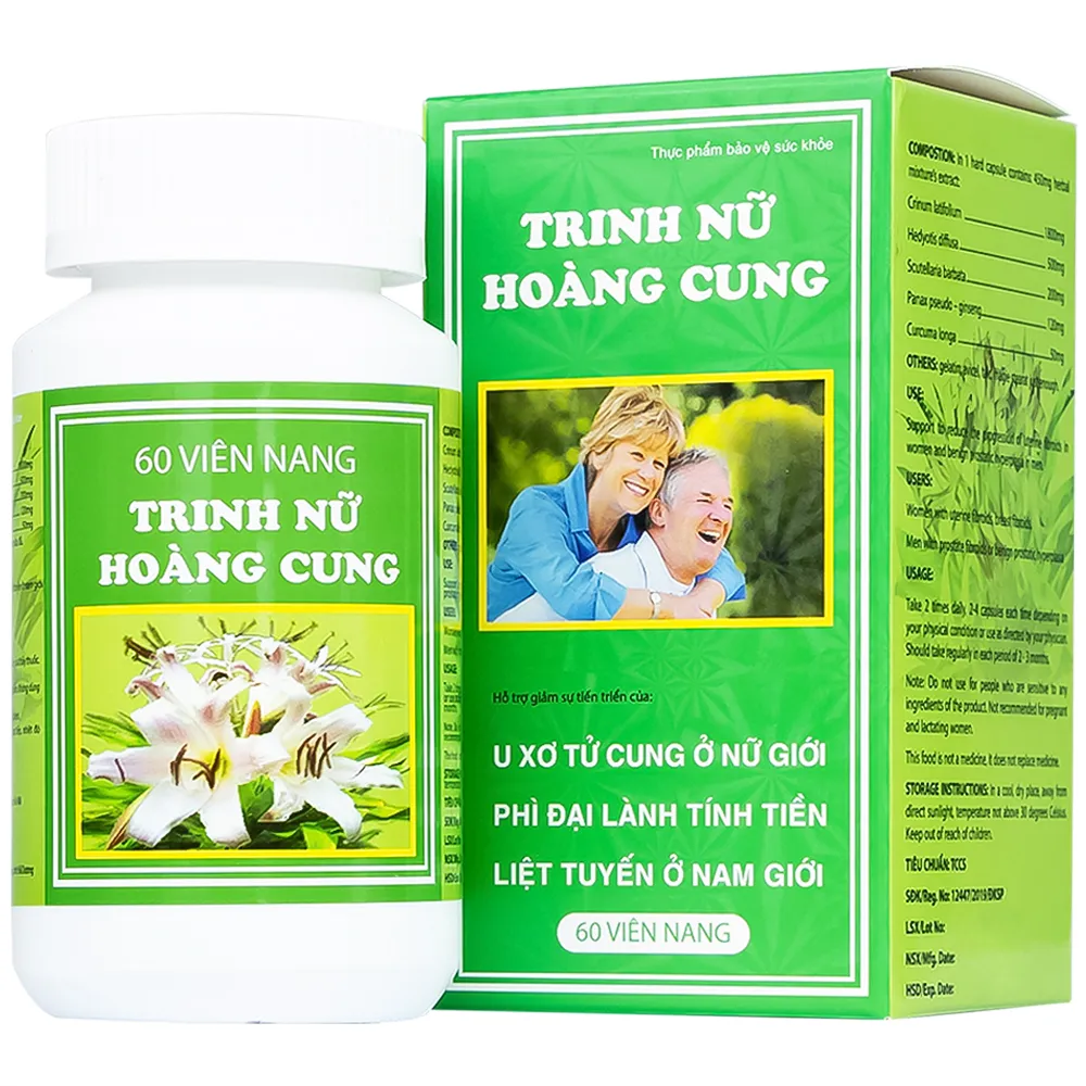 VIÊN HỖ TRỢ GIẢM SỰ TIẾN TRIỂN CỦA U XƠ TỬ CUNG TRINH NỮ HOÀNG CUNG DOLEXPHAR 60V