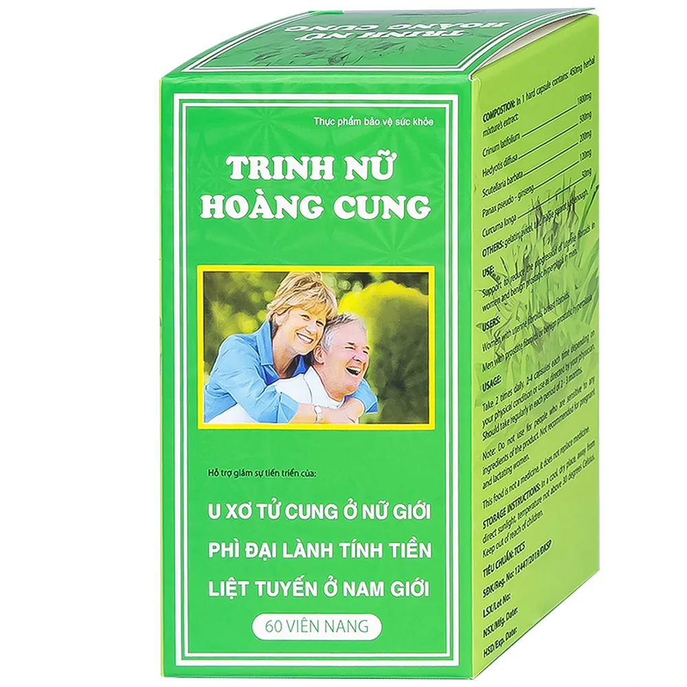 VIÊN HỖ TRỢ GIẢM SỰ TIẾN TRIỂN CỦA U XƠ TỬ CUNG TRINH NỮ HOÀNG CUNG DOLEXPHAR 60V 3