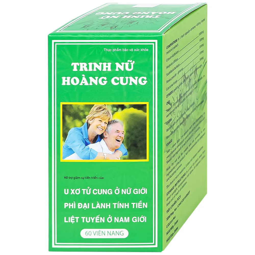VIÊN HỖ TRỢ GIẢM SỰ TIẾN TRIỂN CỦA U XƠ TỬ CUNG TRINH NỮ HOÀNG CUNG DOLEXPHAR 60V 12