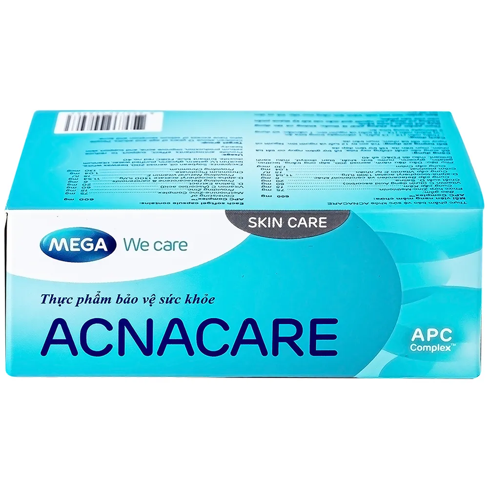 VIÊN HỖ TRỢ LÀM ĐẸP DA ACNACARE MEGA 3X10 9