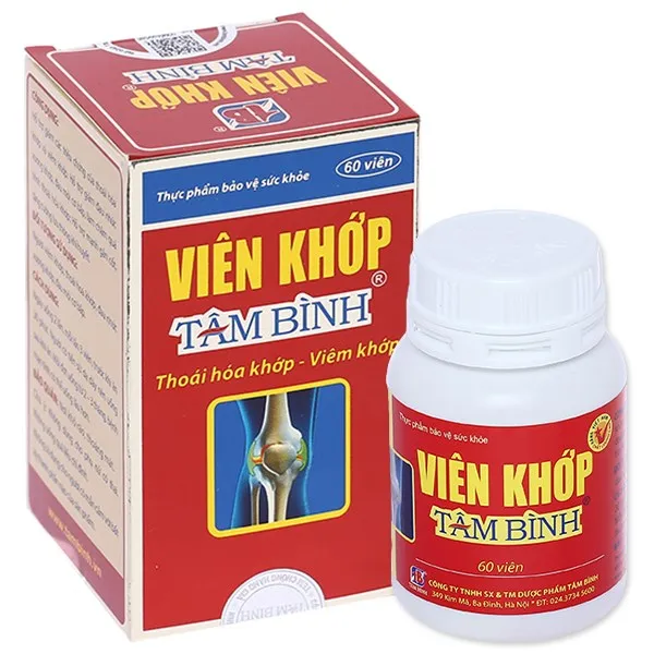 Viên khớp Tâm Bình (60 viên)