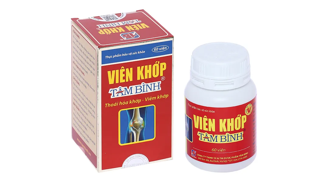 Viên khớp Tâm Bình (60 viên) 2