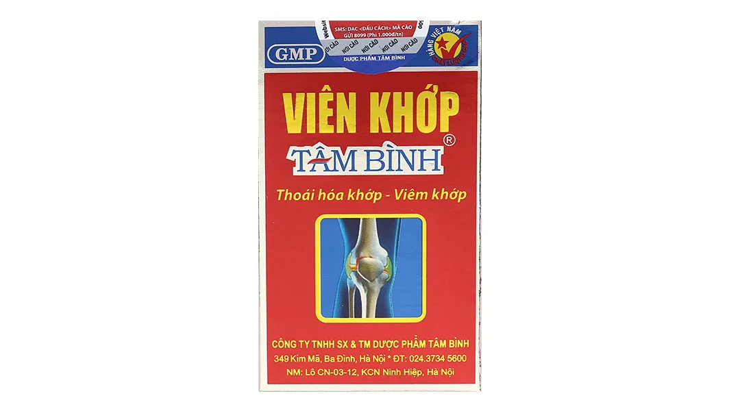 Viên khớp Tâm Bình (60 viên) 3