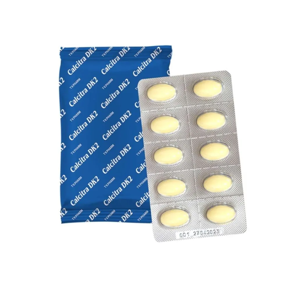 Viên nang CALCITRA DK2 TV. Pharm - Bổ sung Canxi, vitamin D3 (50 viên) 3
