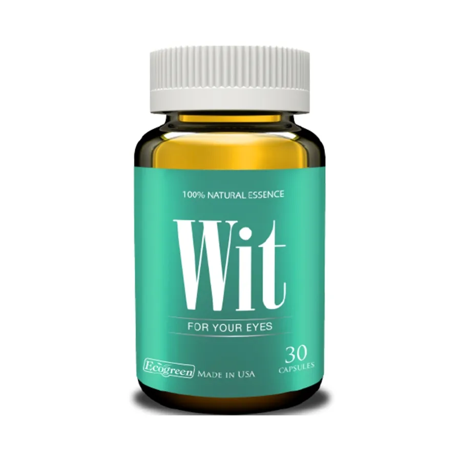 Viên nang WIT For Your Eyes Ecogreen tăng cường thị lực, giảm mờ và nhòe mắt (15 viên) 2
