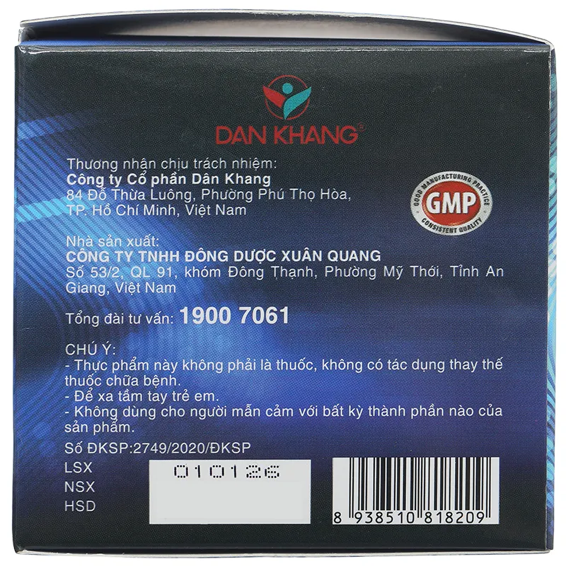Viên Ngậm Hotexcol hỗ trợ giảm ho, giảm đau rát họng hộp 40 viên 4
