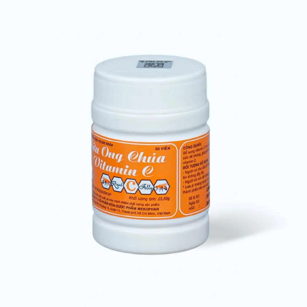 Viên ngậm Sữa Ong Chúa Vitamin C (Hộp 30 viên) hỗ trợ tăng sức đề kháng 3