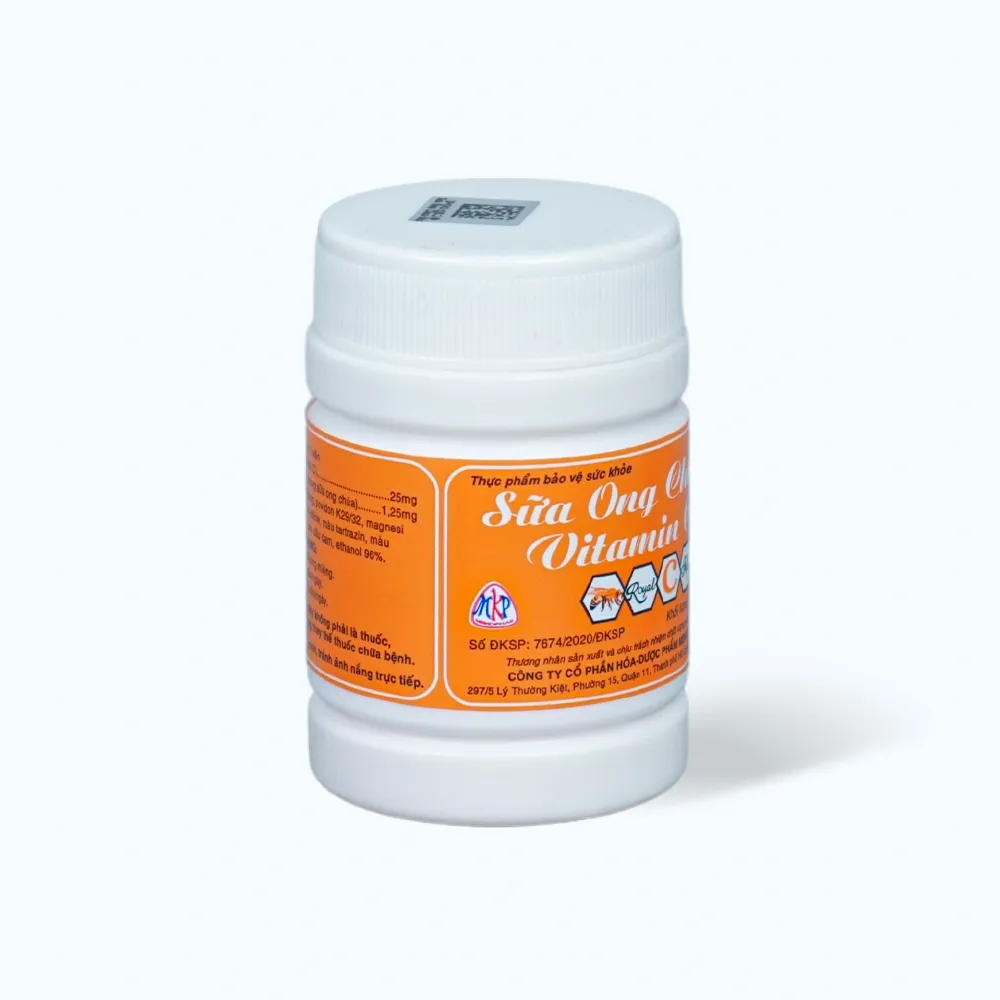 Viên ngậm Sữa Ong Chúa Vitamin C (Hộp 30 viên) hỗ trợ tăng sức đề kháng 4