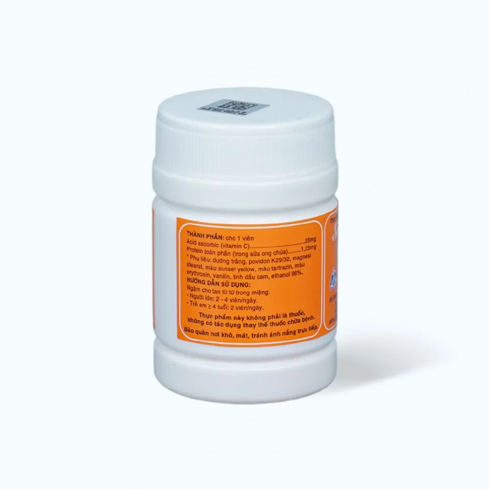 Viên ngậm Sữa Ong Chúa Vitamin C (Hộp 30 viên) hỗ trợ tăng sức đề kháng 6