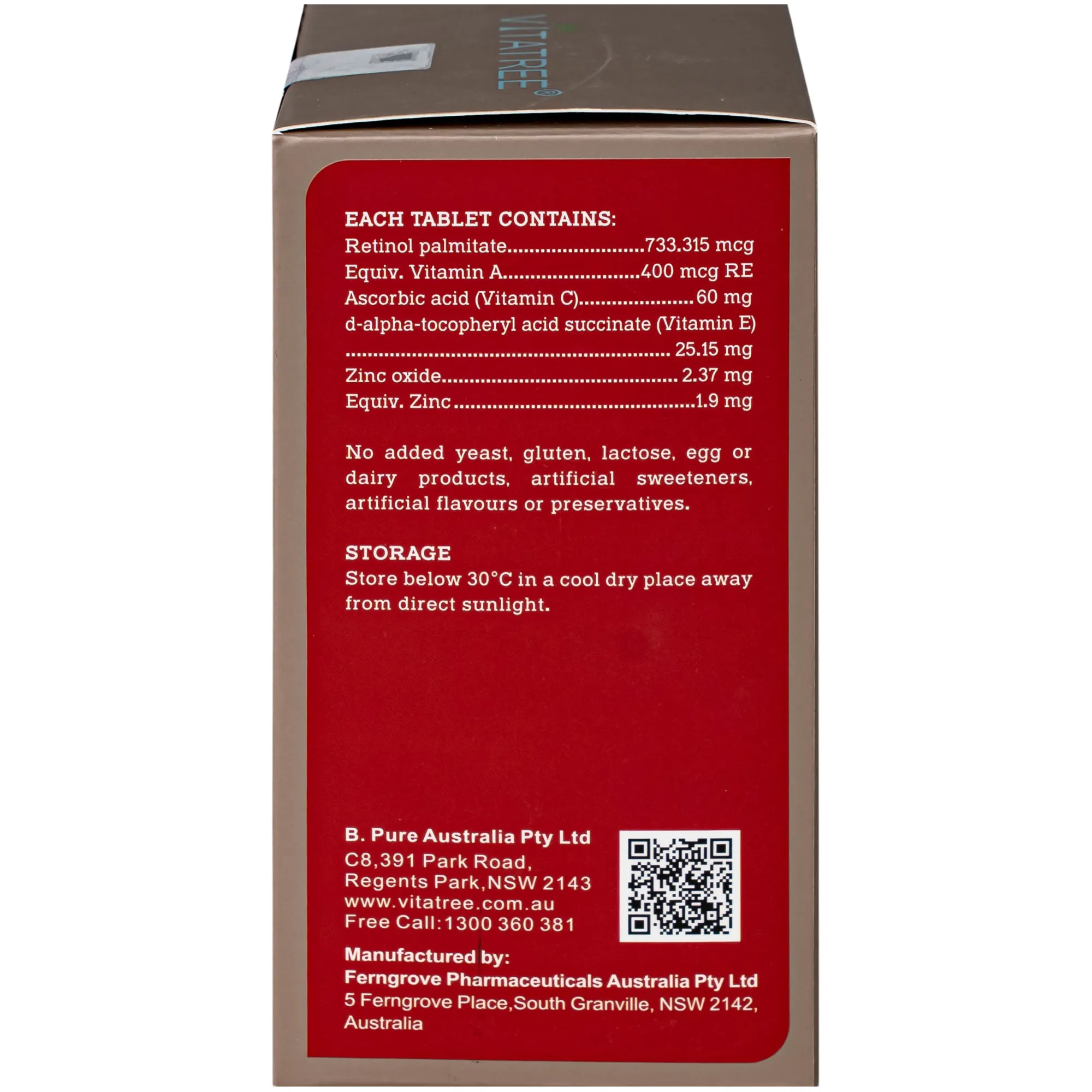 VIÊN NHAI HỖ TRỢ TĂNG CƯỜNG SỨC ĐỀ KHÁNG CHO TRẺ VITATREE KIDS IMMUNITY SUPPORT 60V 10