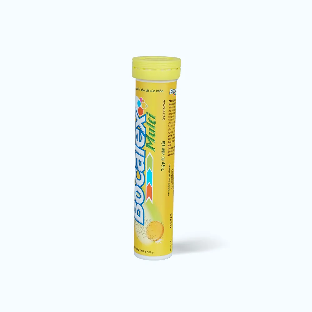 Viên sủi Bocalex Multi (tuýp 20 viên) hỗ trợ bổ sung vitamin C cho cơ thể 3