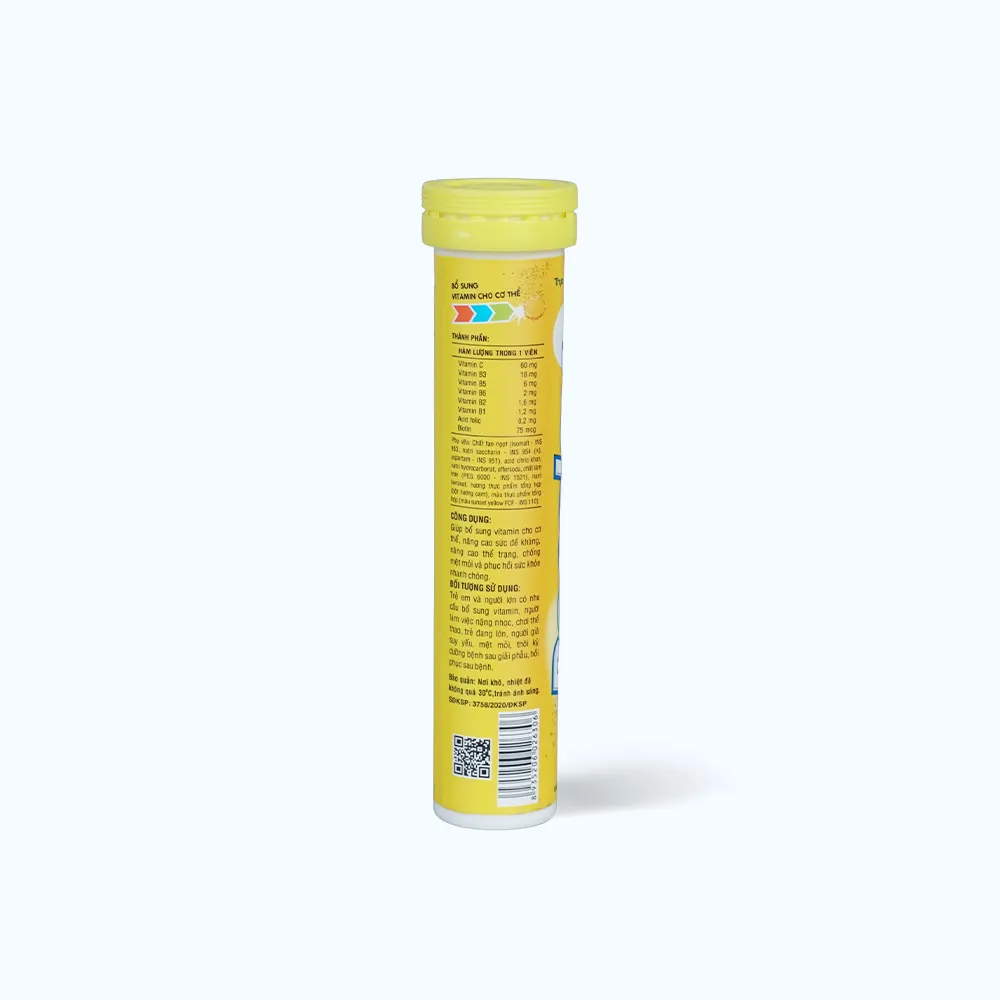 Viên sủi Bocalex Multi (tuýp 20 viên) hỗ trợ bổ sung vitamin C cho cơ thể 4