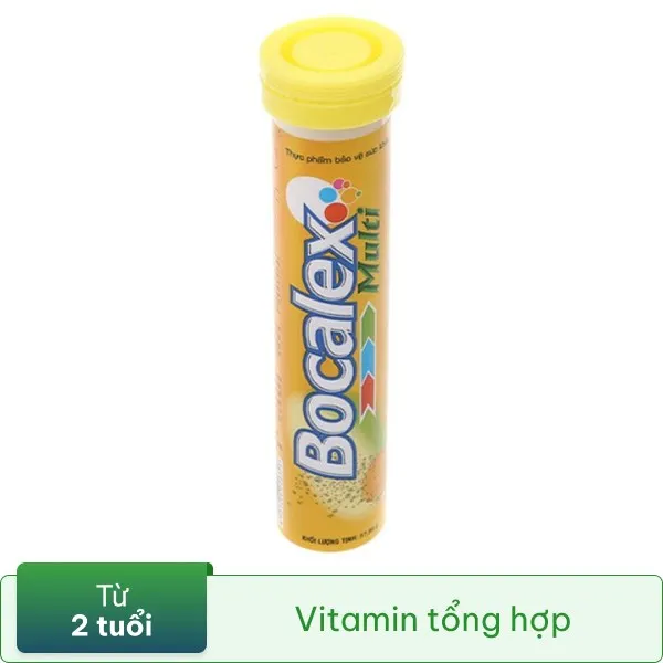Viên sủi Bocalex Multi tuýp 20 viên
