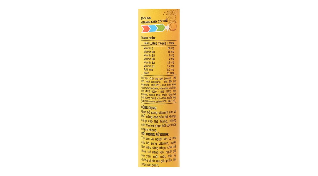 Viên sủi Bocalex Multi tuýp 20 viên 4