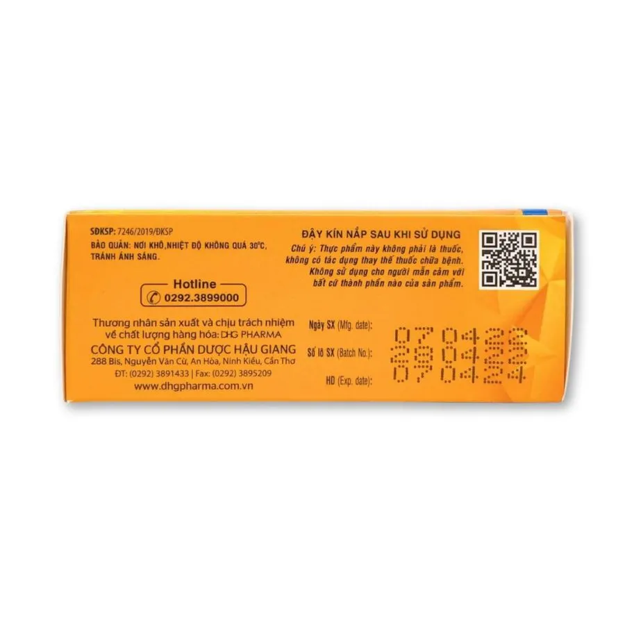 Viên sủi Bocalex Zinc DHG Pharma hỗ trợ tăng sức đề kháng (Tuýp 10 viên) 3