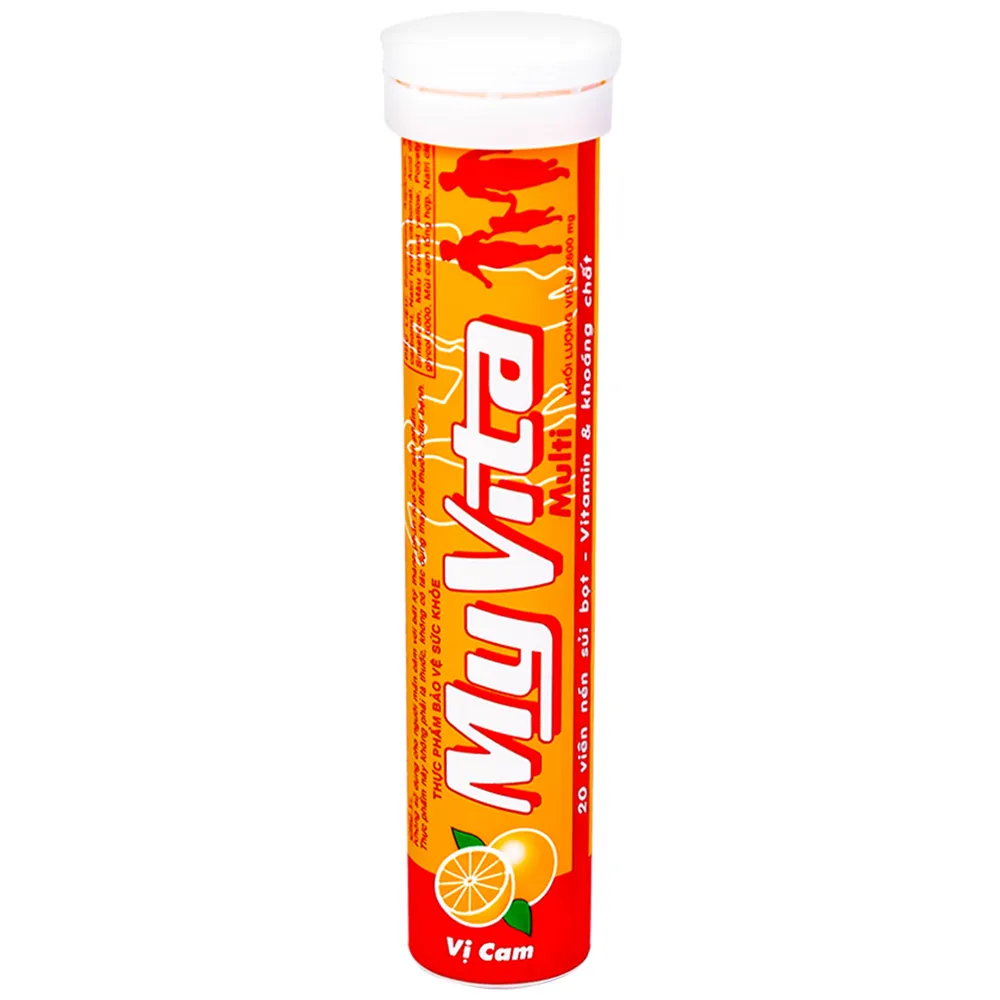 VIÊN SỦI GIÚP BỔ SUNG VITAMIN MYVITA MULTI SPM VỊ CAM 20V 6