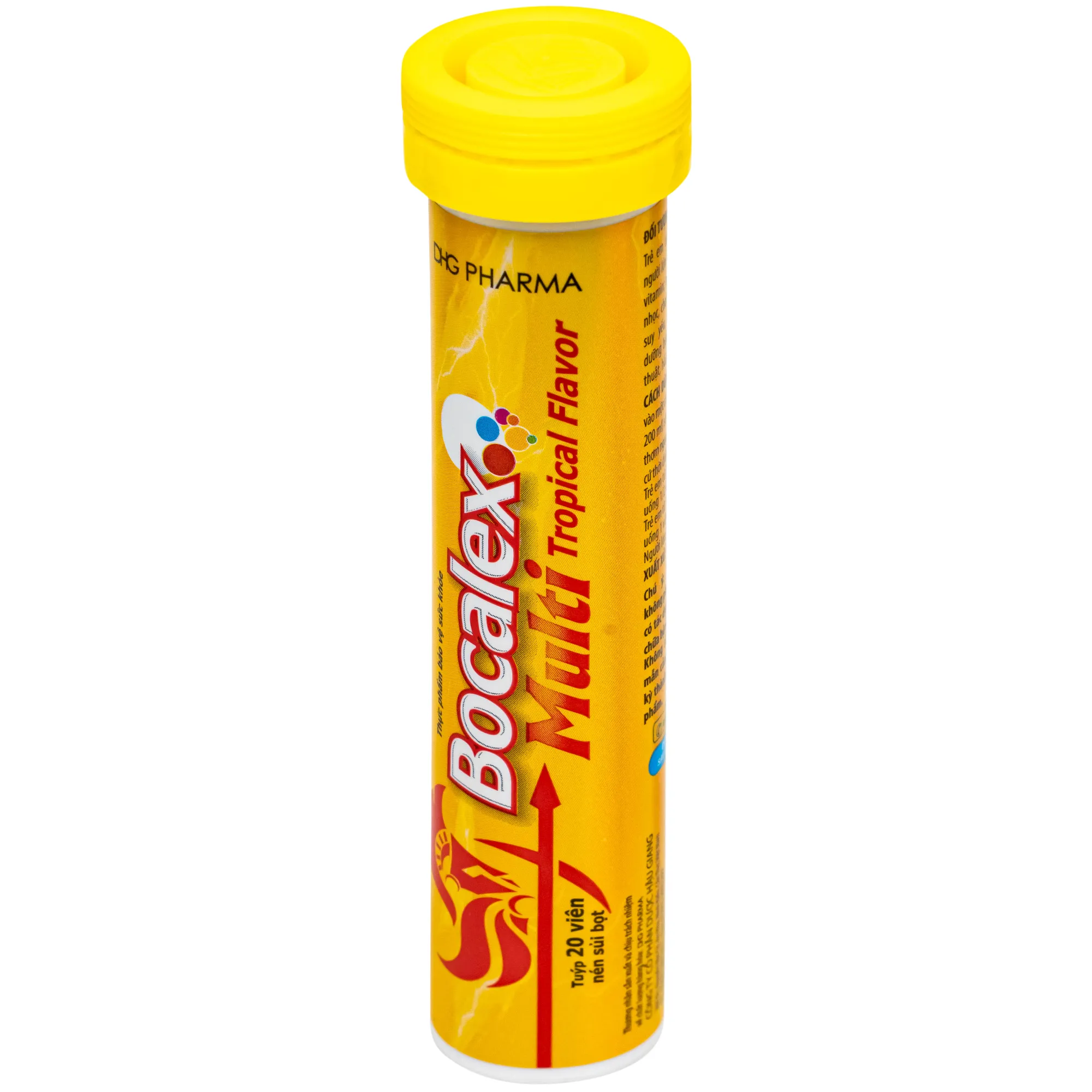 VIÊN SỦI GIÚP TĂNG SỨC ĐỀ KHÁNG BOCALEX MULTI TROPICAL FLAVOR DHG 20V 6