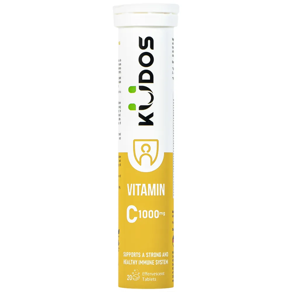 VIÊN SỦI KUDOS VITAMIN C 1000 MG HƯƠNG CHANH 20V