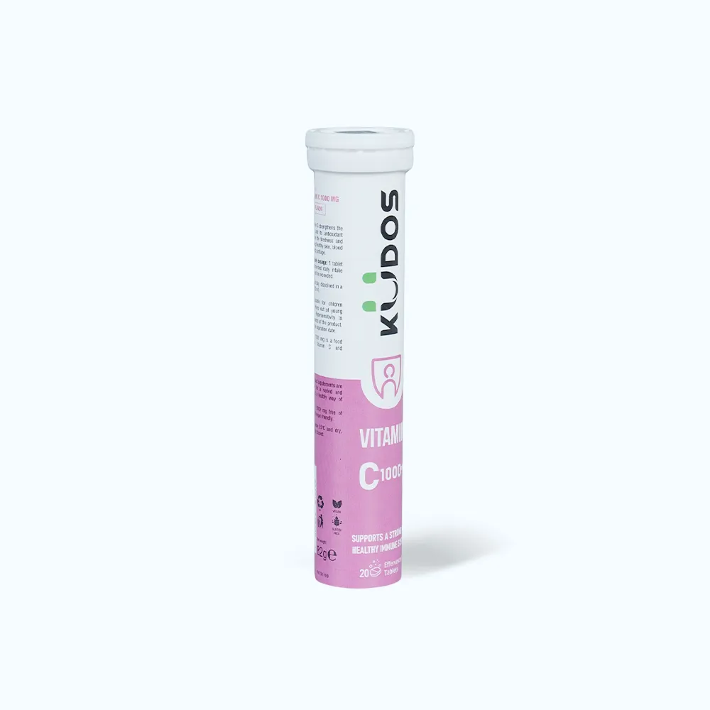 Viên sủi Kudos Vitamin C 1000mg hương dưa hấu (Tuýp 20 viên) giúp tăng đề kháng 3