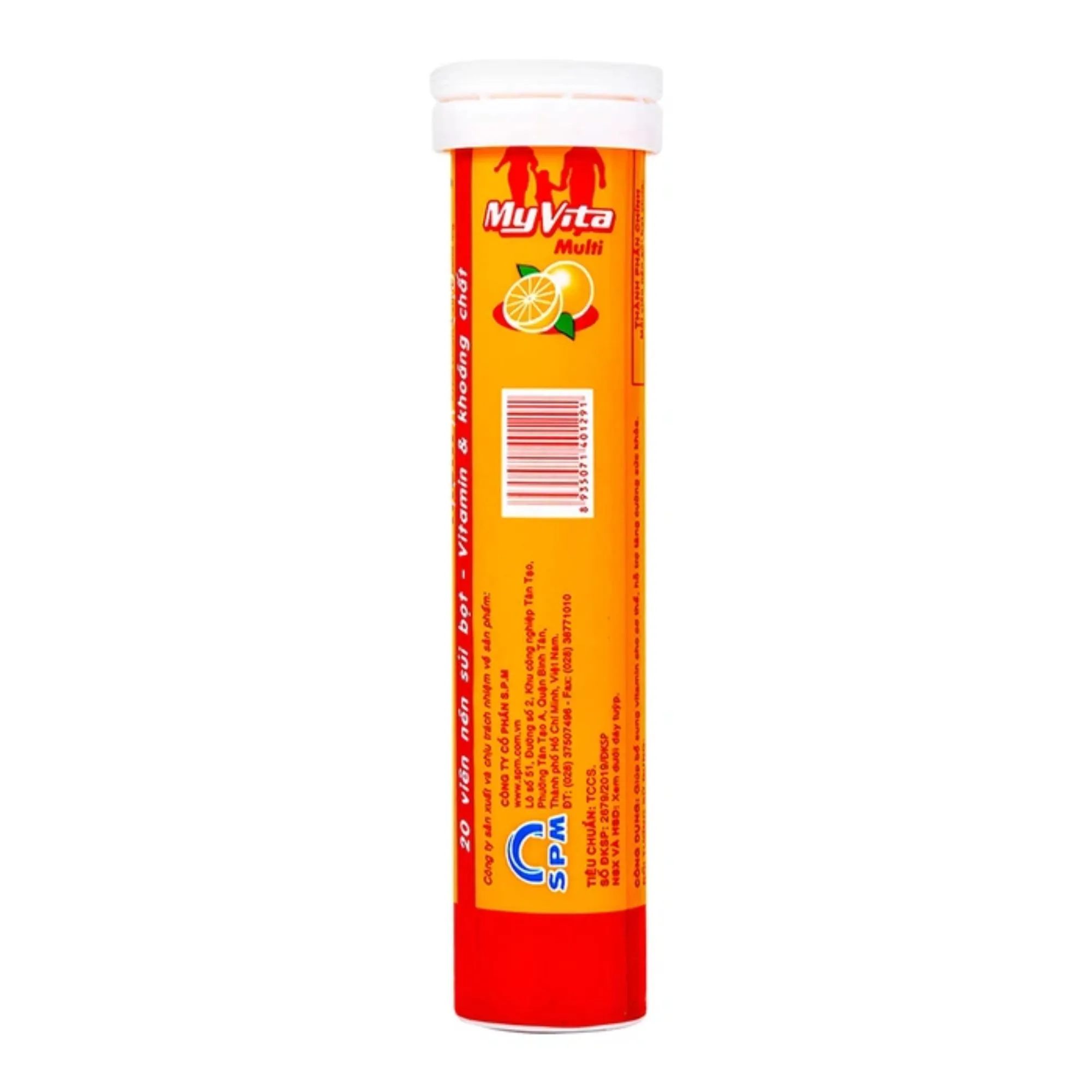 Viên sủi MyVita Multi SPM vị cam – Bổ sung vitamin & khoáng chất (20 viên) 3