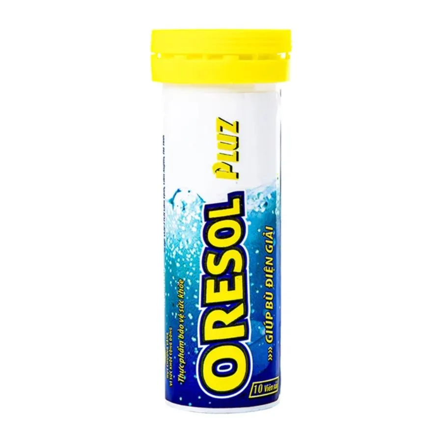 Viên sủi Oresol Pluz - Bù nước và điện giải (Tuýp 10 viên) 3