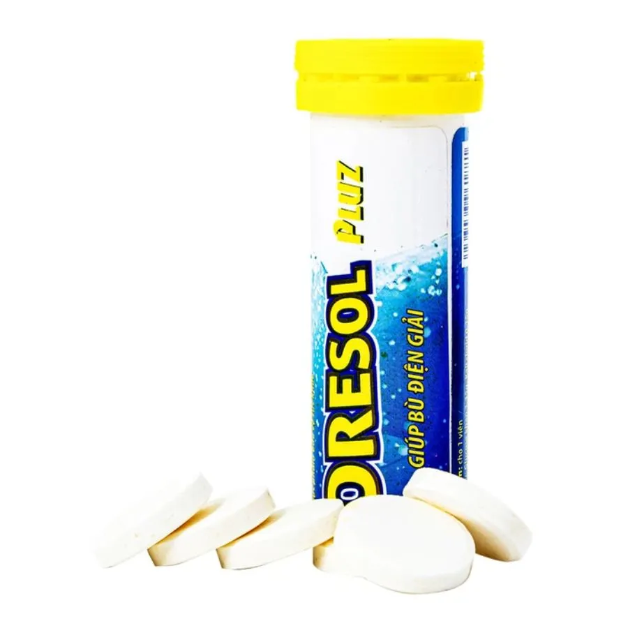Viên sủi Oresol Pluz - Bù nước và điện giải (Tuýp 10 viên) 4