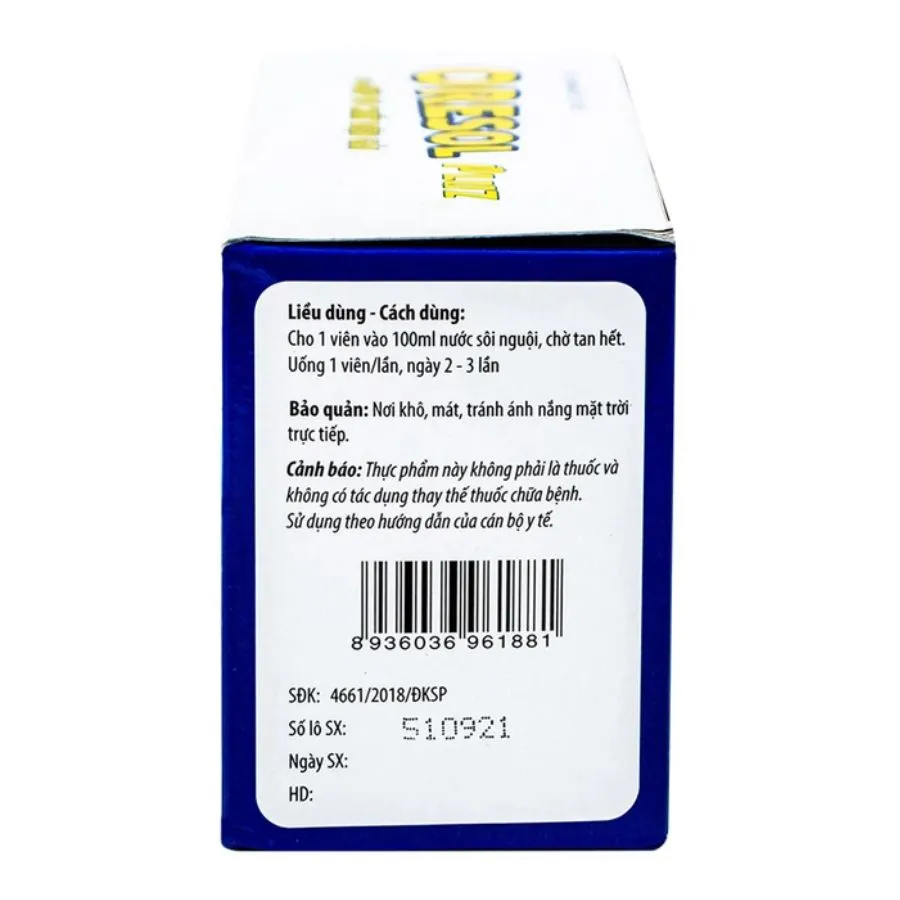 Viên sủi Oresol Pluz - Bù nước và điện giải (Tuýp 10 viên) 10