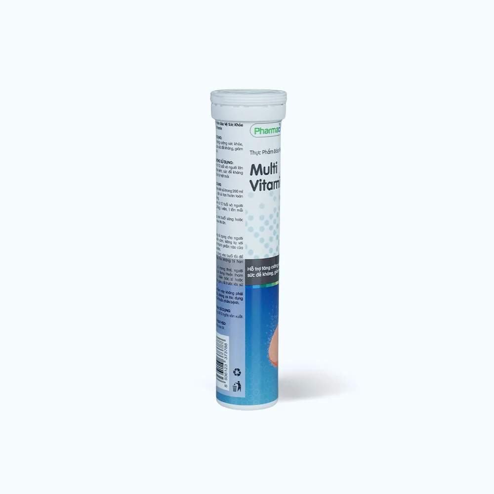 Viên sủi Pharmacity Multivitamin hỗ trợ tăng cường sức khỏe (20 viên) 3