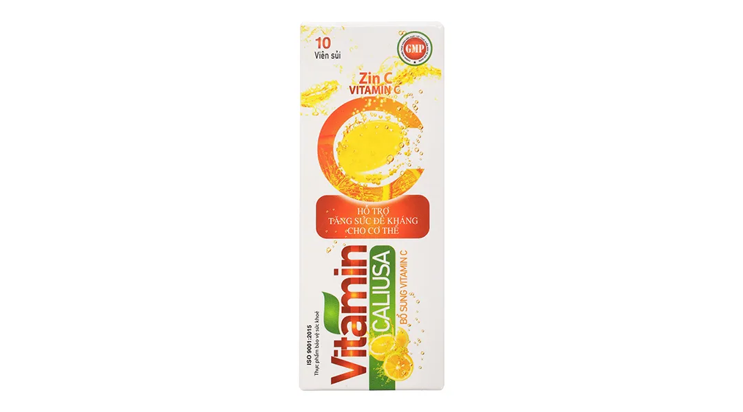 Viên Sủi Vitamin C Caliusa hộp 10 viên 3