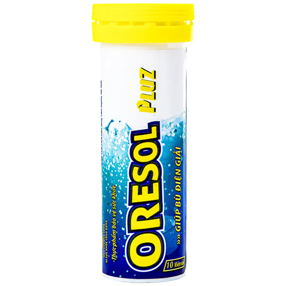 VIÊN SỦI GIÚP BÙ CHẤT ĐIỆN GIẢI ORESOL PLUZ HADIPHAR 10V 6