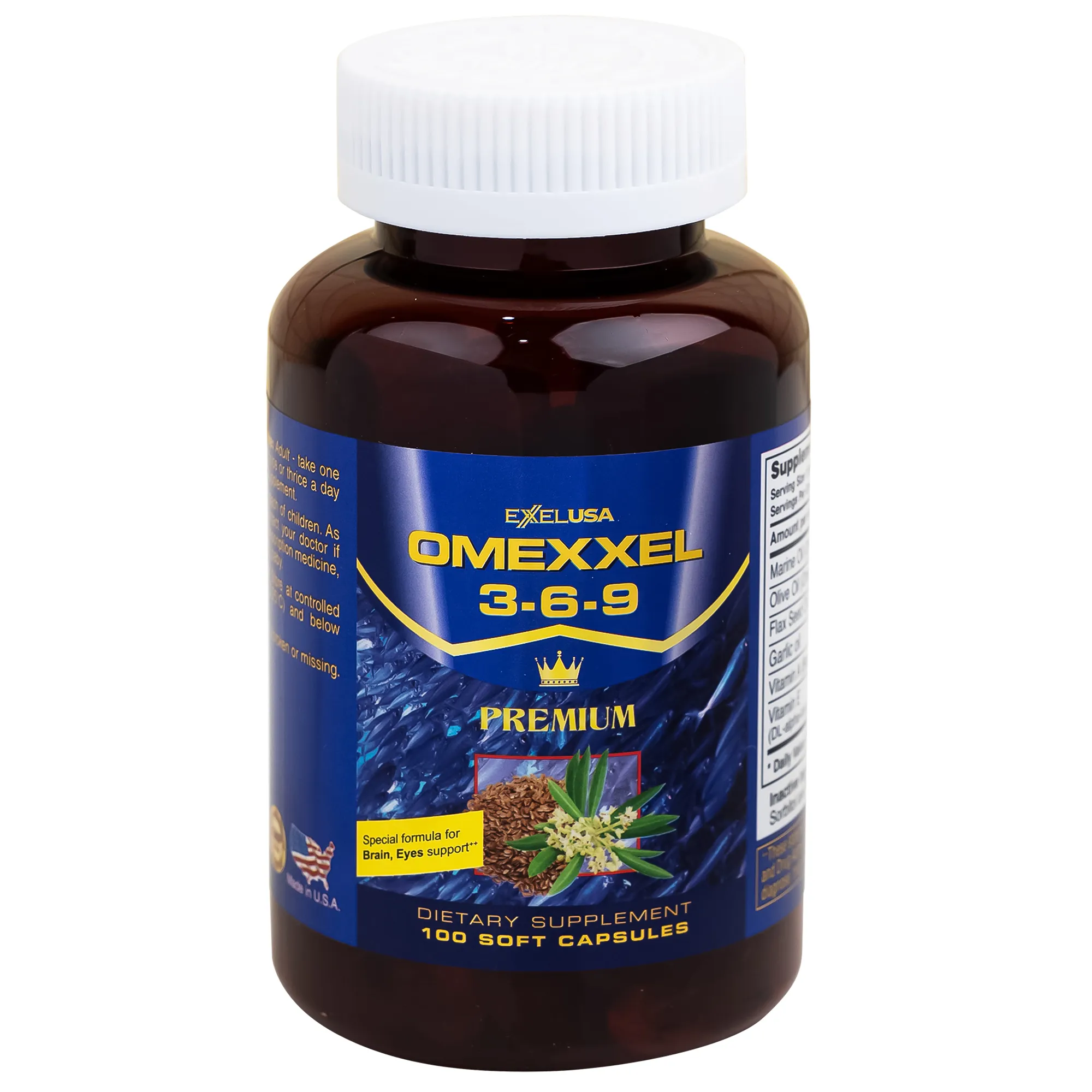 VIÊN UỐNG BỔ SUNG OMEGA 3-6-9 PREMIUM OMEXXEL 100V 13