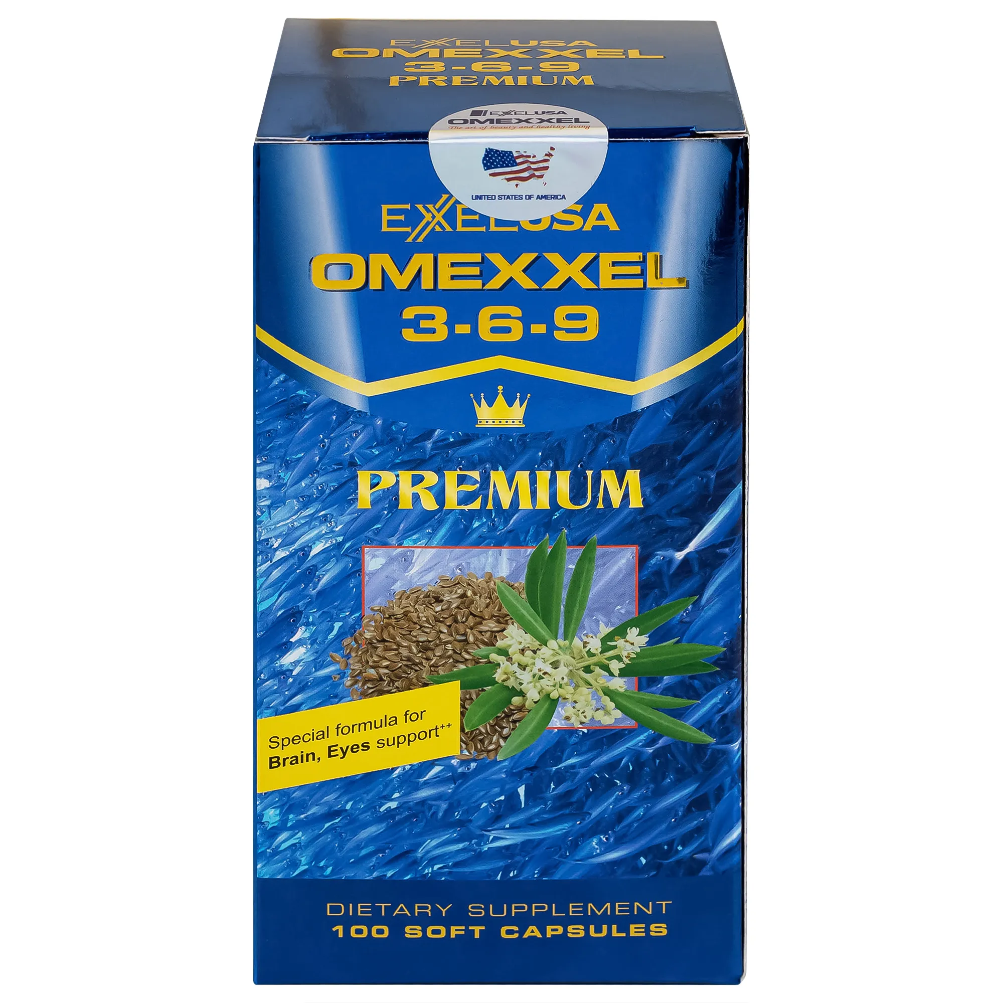 VIÊN UỐNG BỔ SUNG OMEGA 3-6-9 PREMIUM OMEXXEL 100V 9