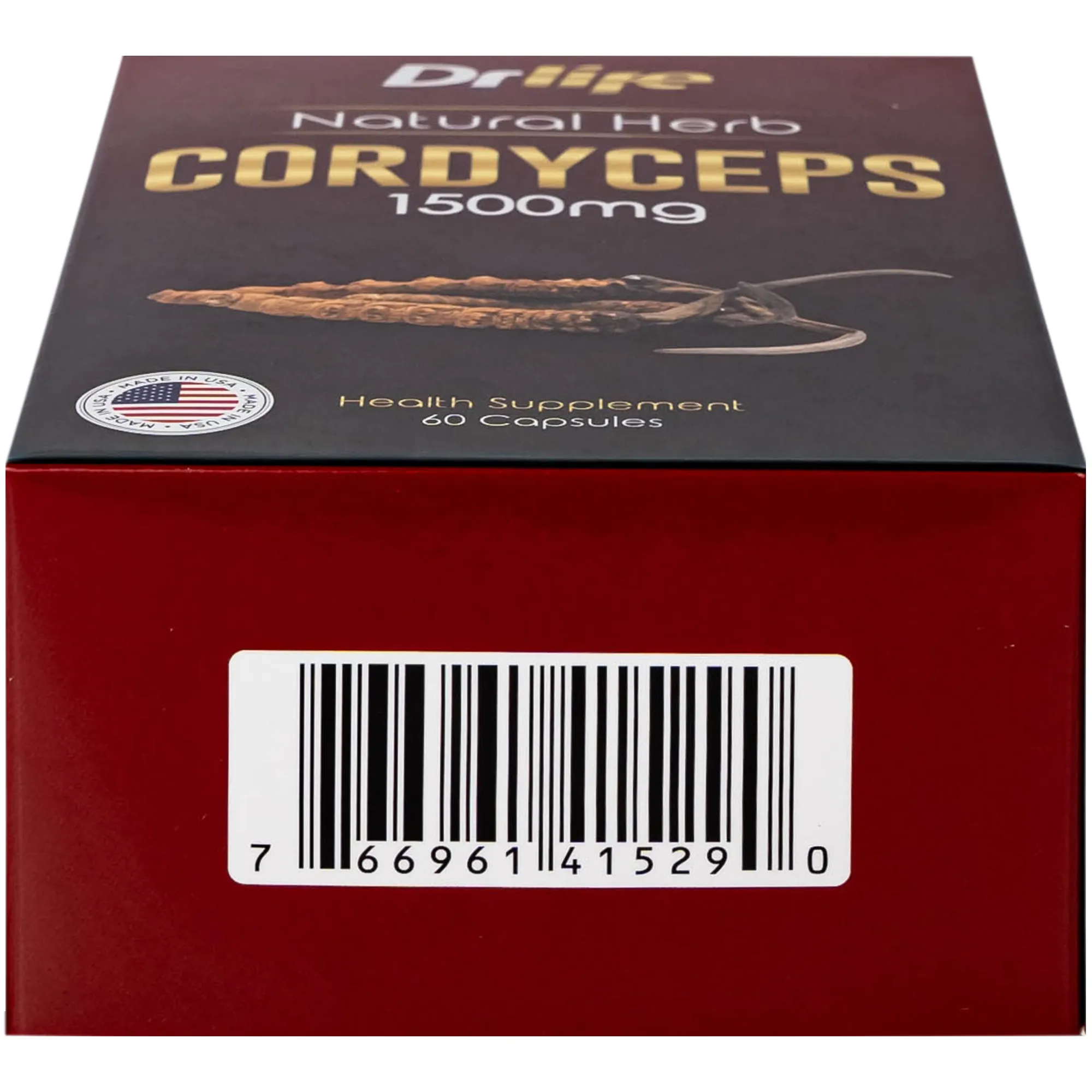 VIÊN UỐNG ĐÔNG TRÙNG HẠ THẢO DR LIFE NATURAL HERB CORDYCEPS 1500MG 60V 11